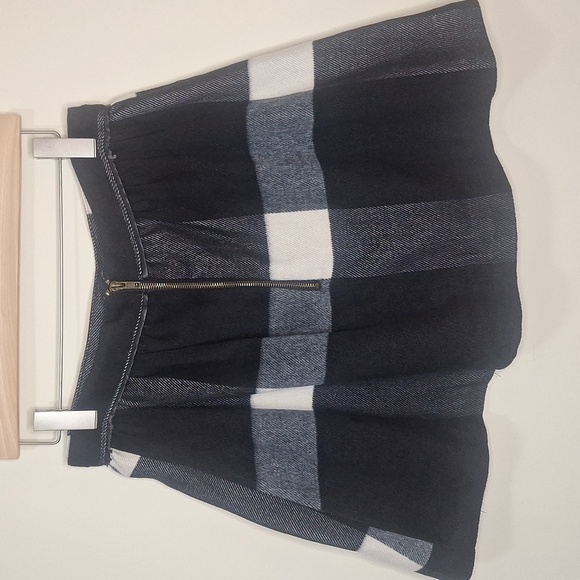 Free People Buffalo Plaid Mini Skirt Size 10 - Picture 2 of 7